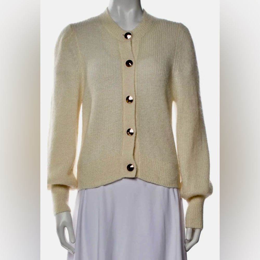 ba&sh Ivory Button-Up Cardigan - Picture 2 of 2